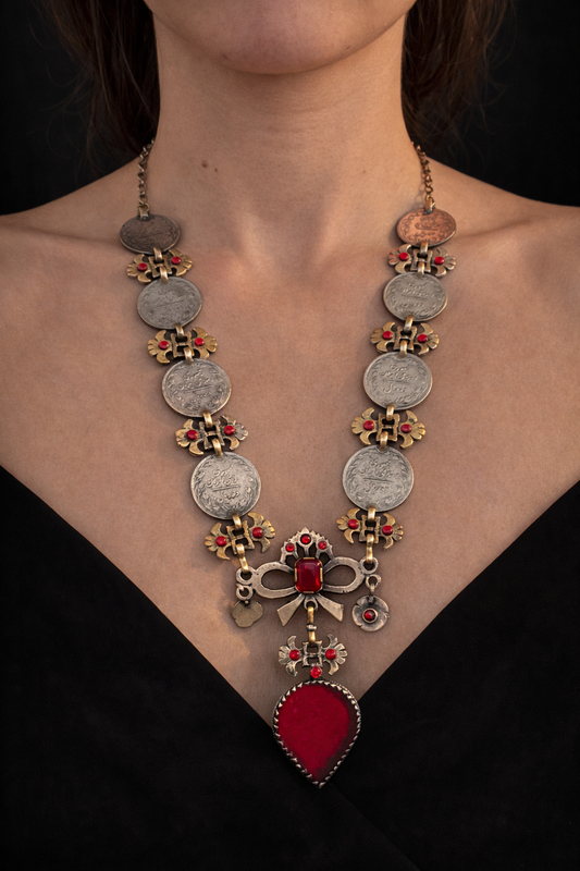 Heritage Coin Statement Necklace