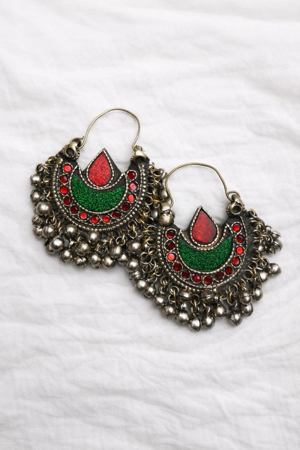 Afghan Tribal Bell Earrings